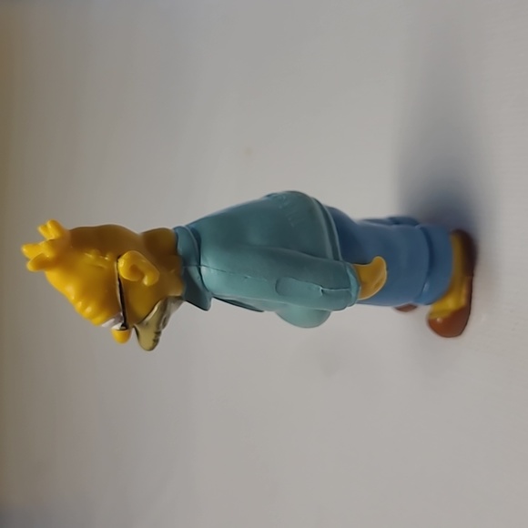1997 simpsons grandpa pvc figure cake topper 2 1/4" - Picture 6 of 6